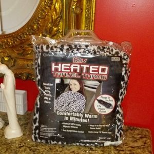 0122 Hot Headz 12V Heated Travel Throw